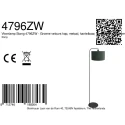 Steinhauer floor lamp STANG 1 flame E27 IP20, black dimmable