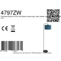 Steinhauer floor lamp STANG 1 flame E27 IP20, black dimmable