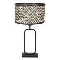 Steinhauer table lamp STANG 1 flame E27 IP20, black dimmable