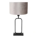 Steinhauer table lamp STANG 1 flame E27 IP20, black dimmable
