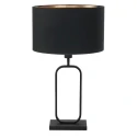 Steinhauer table lamp STANG 1 flame E27 IP20, black dimmable