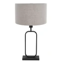 Steinhauer table lamp STANG 1 flame E27 IP20, black dimmable