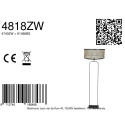 Steinhauer Standerlampe STANG E27 IP20, dæmpbar