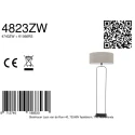 Steinhauer floor lamp STANG 1 flame E27 IP20, black dimmable