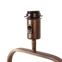 Steinhauer floor lamp STANG 1 flame E27 IP20, bronze dimmable
