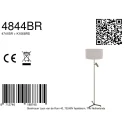 Steinhauer Standerlampe STANG 2-flammer E27 + GU10 IP20, bronze dæmpbar