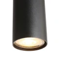 Steinhauer Pendel BOLLIQUE 9-flammer E27 + GU10 IP20, sort dæmpbar