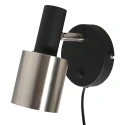 anne light & home wall luminaire FJORGARD 1 flame E27 IP20, black dimmable