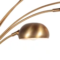 Mexlite Standerlampe PENTRA 5-flammer E14 IP20, bronze dæmpbar