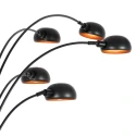 Mexlite Standerlampe PENTRA 5-flammer E14 IP20, sort dæmpbar