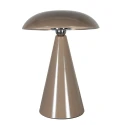 anne light & home table lamp MUSH 1 flame IP20, brown dimmable