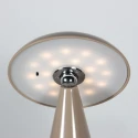 anne light & home table lamp MUSH 1 flame IP20, brown dimmable