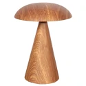 anne light & home table lamp MUSH 1 flame IP20, brown dimmable