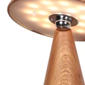 anne light & home table lamp MUSH 1 flame IP20, brown dimmable