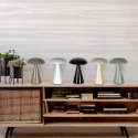 anne light & home table lamp MUSH 1 flame IP20, brown dimmable
