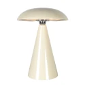 anne light & home table lamp MUSH 1 flame IP20, creme dimmable