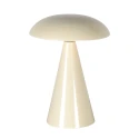 anne light & home table lamp MUSH 1 flame IP20, creme dimmable