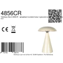 anne light & home table lamp MUSH 1 flame IP20, creme dimmable