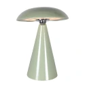anne light & home table lamp MUSH 1 flame IP20, green dimmable