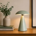 anne light & home table lamp MUSH 1 flame IP20, green dimmable