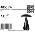 anne light & home table lamp MUSH 1 flame IP20, black dimmable