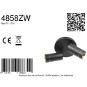 Mexlite ceiling luminaire DOWNLUME 2 flames GU10 IP20, black dimmable