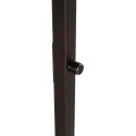 Steinhauer floor lamp STANG 1 flame E27 IP20, cocoa dimmable