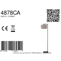 Steinhauer floor lamp STANG 1 flame E27 IP20, cocoa dimmable