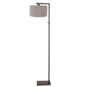 Steinhauer floor lamp STANG 1 flame E27 IP20, cocoa dimmable
