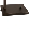Steinhauer Bordlampe STANG 1-flamme E27 IP20, kakao dæmpbar