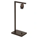 Steinhauer Bordlampe STANG 1-flamme E27 IP20, kakao dæmpbar