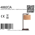 Steinhauer Bordlampe STANG 1-flamme E27 IP20, kakao dæmpbar