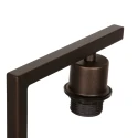 Steinhauer table lamp STANG 1 flame E27 IP20, cocoa dimmable