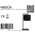 Steinhauer table lamp STANG 1 flame E27 IP20, cocoa dimmable