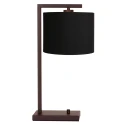 Steinhauer table lamp STANG 1 flame E27 IP20, cocoa dimmable
