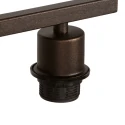 Steinhauer Bordlampe STANG 1-flamme E27 IP20, kakao dæmpbar