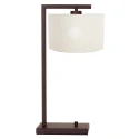 Steinhauer Bordlampe STANG 1-flamme E27 IP20, kakao dæmpbar