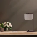 Steinhauer table lamp STANG 1 flame E27 IP20, cocoa dimmable