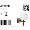 Steinhauer wall luminaire STANG E27 IP20, dimmable