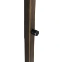 Steinhauer floor lamp STANG 1 flame E27 IP20, bronze dimmable
