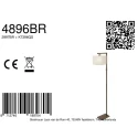Steinhauer Standerlampe STANG 1-flamme E27 IP20, bronze dæmpbar