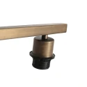 Steinhauer floor lamp STANG 1 flame E27 IP20, bronze dimmable