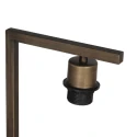 Steinhauer Bordlampe STANG 1-flamme E27 IP20, bronze dæmpbar