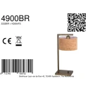 Steinhauer Bordlampe STANG 1-flamme E27 IP20, bronze dæmpbar