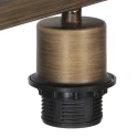 Steinhauer Bordlampe STANG 1-flamme E27 IP20, bronze dæmpbar