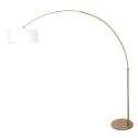Steinhauer floor lamp SPARKLED LIGHT 1 flame E27 IP20, bronze dimmable