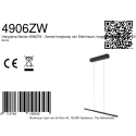Steinhauer Loftlampe BANDE 3-flammer IP20, sort dæmpbar