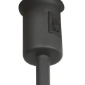 Mexlite Bordlampe NOOR 1-flamme, uden skærm E27 IP20, sort dæmpbar