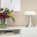 Steinhauer Steinhauer Bordlampe ANCILLA, 1-flamme, glas, stål