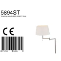 Mexlite Mexlite Standerlampe BELLA, 1-flamme, stål